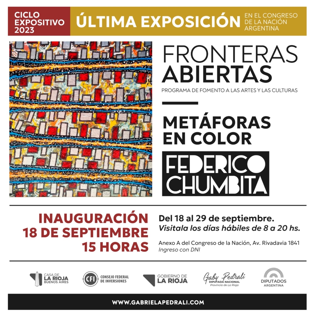 Fronteras Abiertas 2023: muestra de arte riojano (foto 19)