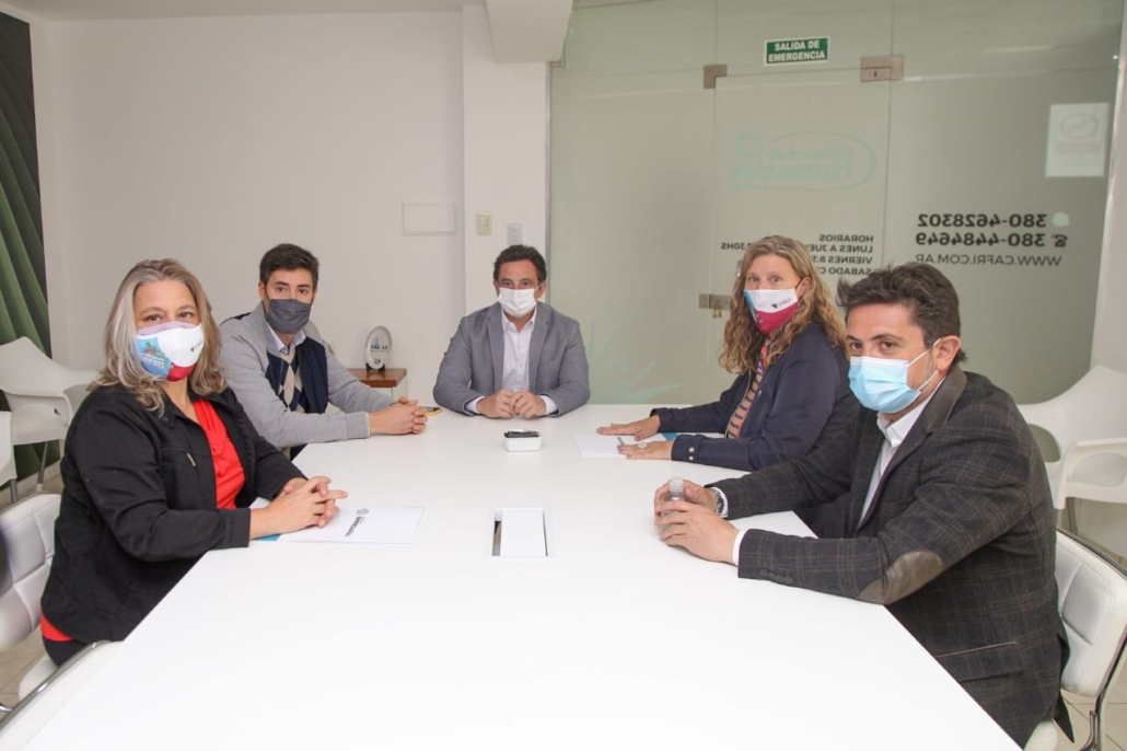 Precandidatos del Frente de Todos se reunieron con la Cámara Empresarial Riojana