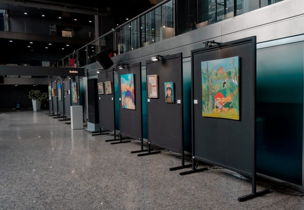 El espacio expositivo de la Honorable Cámara de Diputados de la Nación se tiñó de riojanidad